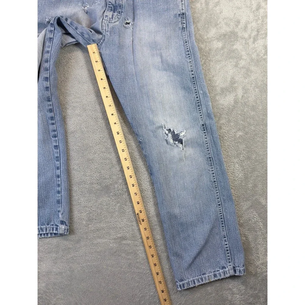 Vintage Southpole Jeans Mens 29x30 Blue Medium Wash Y2K Distressed Skater Cotton